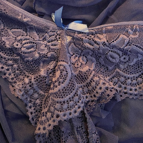 Lingerie Lace Babydoll Dress Backless Halter - Picture 7 of 9